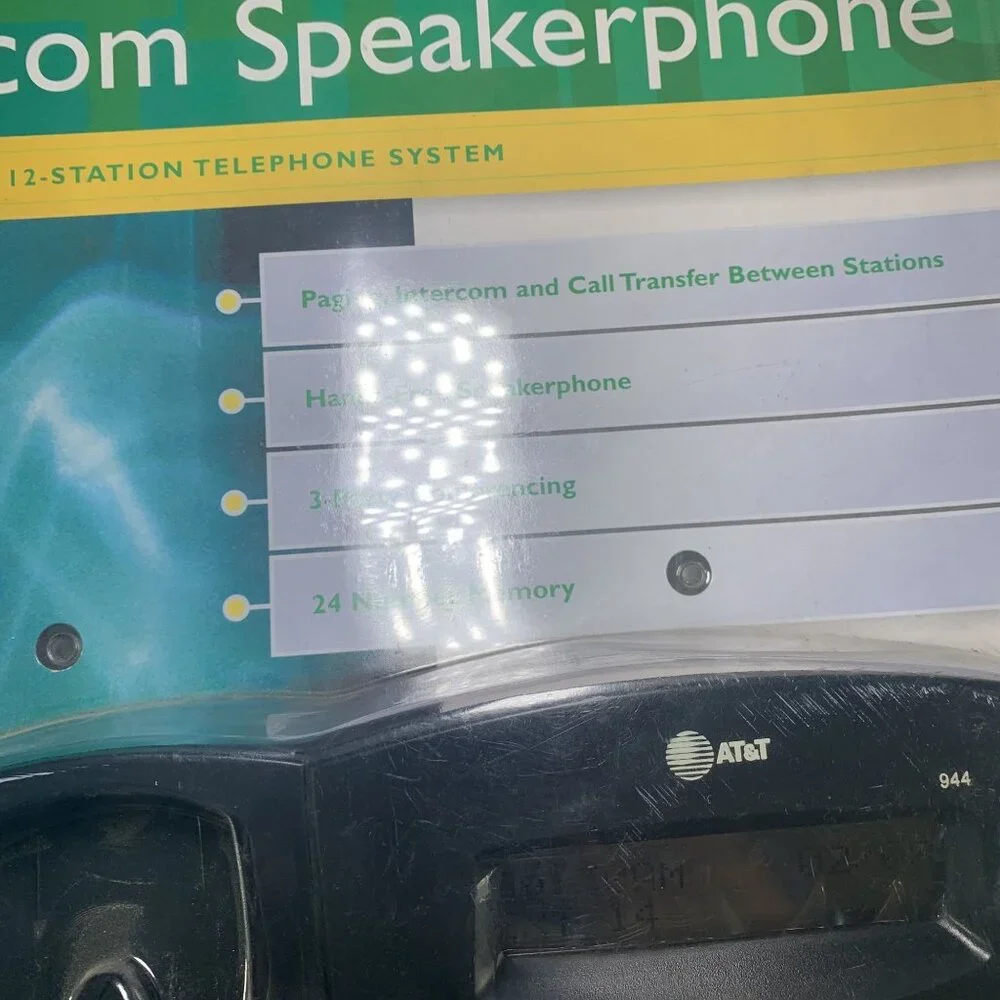 AT&T 944 Four-Line Intercom Speakerphone 2001 Brand New